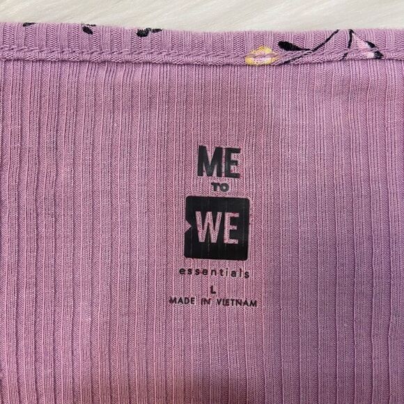 Me To We Purple Floral Zip Up Long Sleeve - Picture 4 of 8